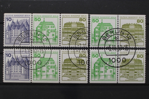 Berlin, MiNr. W 79 - W 82, Berlin 48, gestempelt