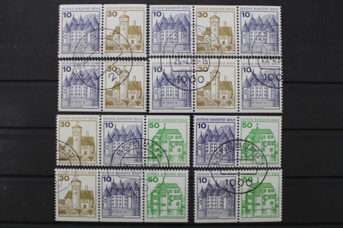 Berlin, MiNr. W 67 - W 74, gestempelt