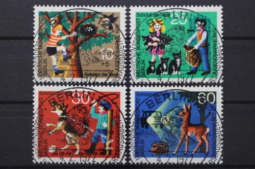 Berlin, MiNr. 418-421, zentrisch VS Berlin, ESST