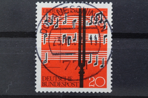 Deutschland (BRD), MiNr. 380, zentrisch Donaueschingen, gestempelt