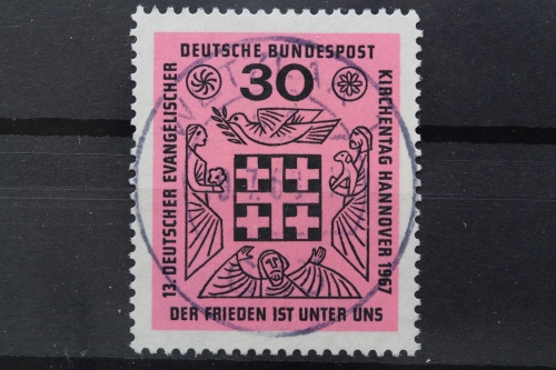 Deutschland (BRD), MiNr. 536, zentrisch Wetzlar, gestempelt