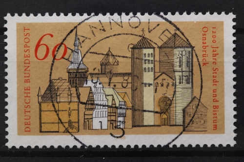 Deutschland (BRD), MiNr. 1035, zentrisch Hannover, gestempelt