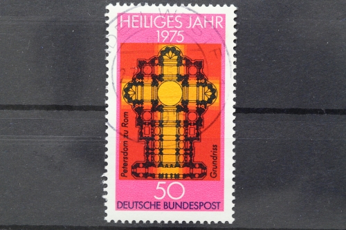 Deutschland (BRD), MiNr. 834, zentrisch gestempelt