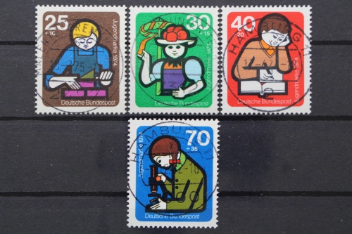 Deutschland (BRD), MiNr. 800-803, zentrisch gestempelt
