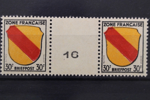 FZ Allg. Ausgabe, MiNr. 10, ZW M-Nr. 16, postfrisch