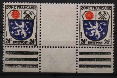FZ Allg. Ausgabe, MiNr. 9, ZW, Unterrand, postfrisch