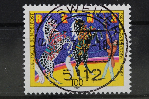 Deutschland (BRD), MiNr. 1600, zentrisch Baesweiler, gestempelt