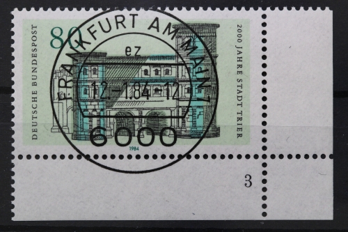 Deutschland (BRD), MiNr. 1197, Ecke re. unten, FN 3, VS F/M, EST