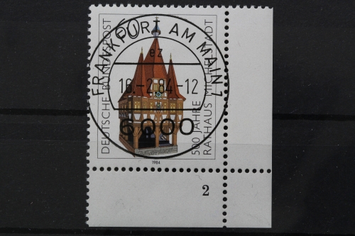 Deutschland (BRD), MiNr. 1200, Ecke rechts unten, FN 2, VS F/M, EST