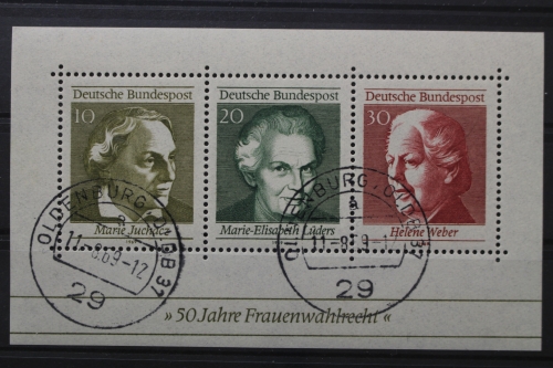 Deutschland (BRD), MiNr. Block 5, EST