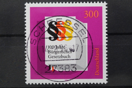 Deutschland (BRD), MiNr. 1874, zentrisch Scheessel, EST