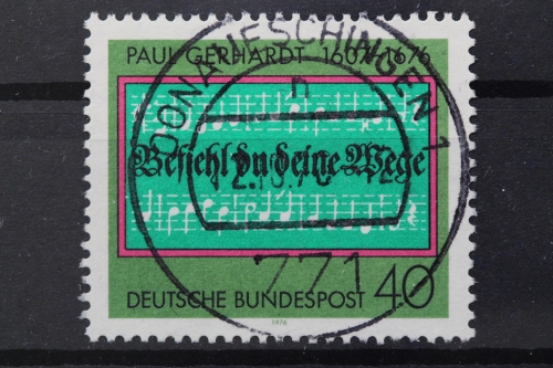 Deutschland (BRD), MiNr. 893, zentrisch Donaueschingen, gestempelt