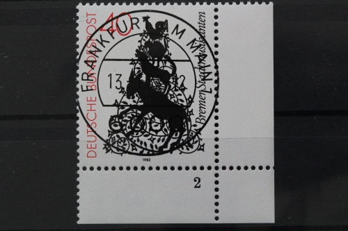 Deutschland (BRD), MiNr. 1120, Ecke rechts unten, FN 2, VS F/M, EST