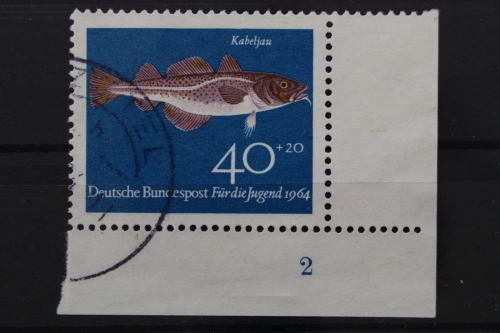 Deutschland (BRD), MiNr. 415, Ecke rechts unten, FN 2, gestempelt