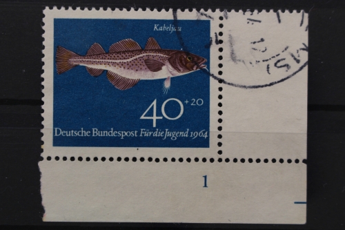 Deutschland (BRD), MiNr. 415, Ecke rechts unten, FN 1, gestempelt