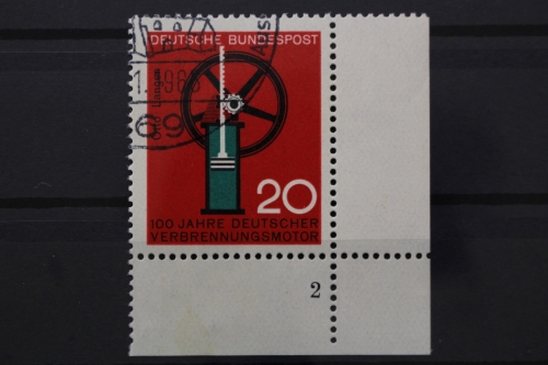 Deutschland (BRD), MiNr. 442, Ecke rechts unten, FN 2, gestempelt