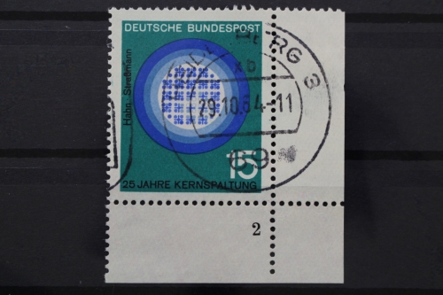 Deutschland (BRD), MiNr. 441, Ecke rechts unten, FN 2, gestempelt
