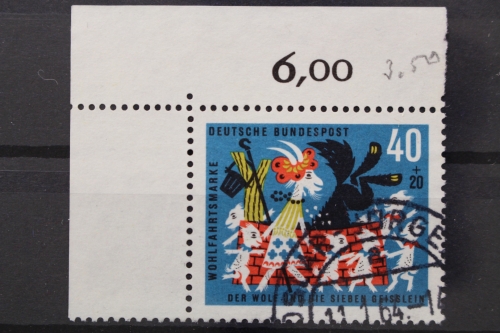 Deutschland (BRD), MiNr. 411, Ecke links oben, gestempelt