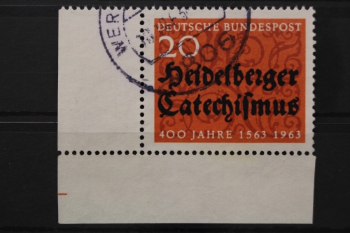 Deutschland (BRD), MiNr. 396, Ecke links unten, gestempelt