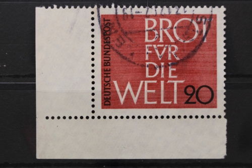 Deutschland (BRD), MiNr. 389, Ecke links unten, gestempelt