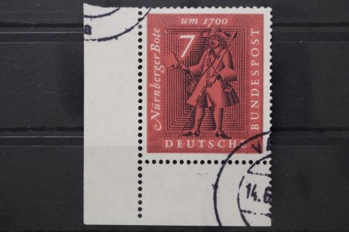 Deutschland (BRD), MiNr. 365, Ecke links unten, gestempelt