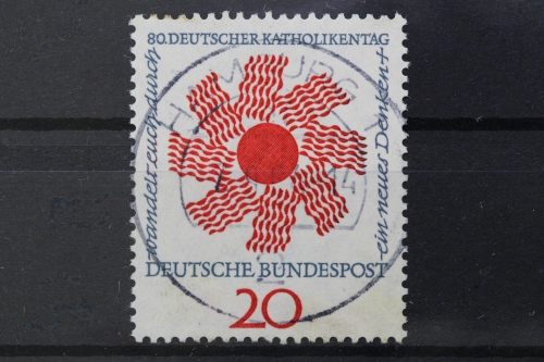 Deutschland (BRD), MiNr. 444, zentrisch Hamburg, gestempelt