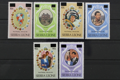Sierra Leone, MiNr. 658-664, postfrisch
