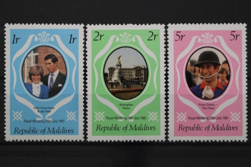 Malediven, MiNr. 928-930, postfrisch