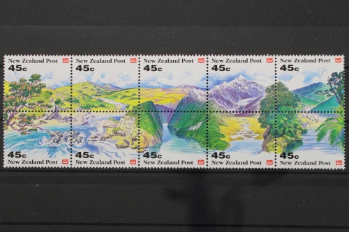 Neuseeland, MiNr. 1244-1253 A, Zehnerblock, postfrisch