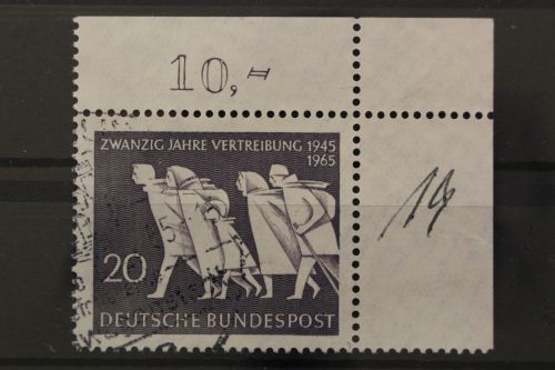Deutschland (BRD), MiNr. 479, Ecke rechts oben, gestempelt