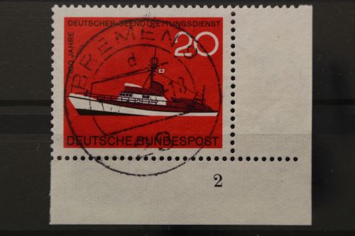 Deutschland (BRD), MiNr. 478, Ecke rechts unten, FN 2, gestempelt