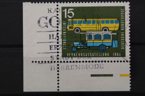 Deutschland (BRD), MiNr. 470, Ecke links unten, gestempelt