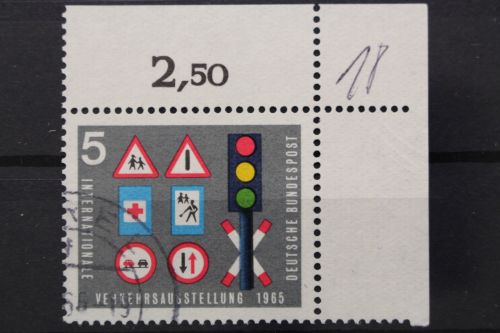 Deutschland (BRD), MiNr. 468, Ecke rechts oben, gestempelt