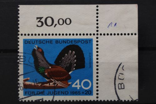 Deutschland (BRD), MiNr. 467, Ecke rechts oben, gestempelt