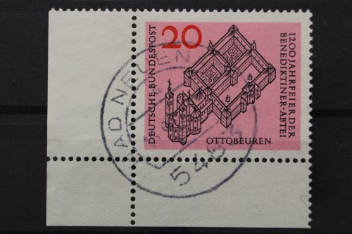 Deutschland (BRD), MiNr. 428, Ecke links unten, gestempelt