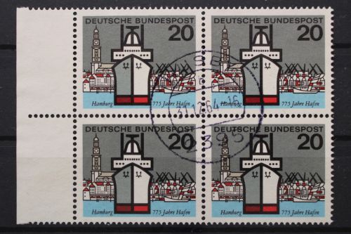 Deutschland (BRD), MiNr. 417, Viererblock, gestempelt