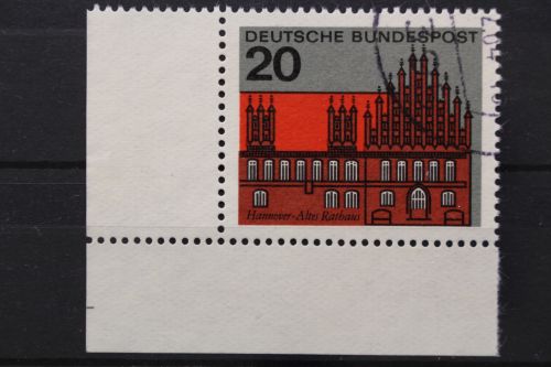 Deutschland (BRD), MiNr. 416, Ecke links unten, gestempelt