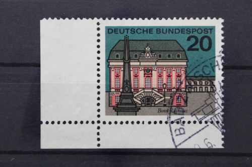 Deutschland (BRD), MiNr. 424, Ecke links unten, gestempelt