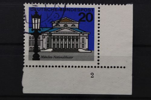 Deutschland (BRD), MiNr. 419, Ecke rechts unten, FN 2, gestempelt