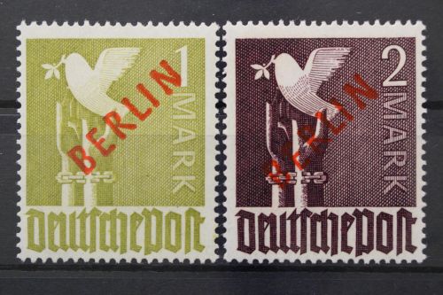 Berlin, MiNr. 33 + 34, postfrisch, BPP Fotobefund