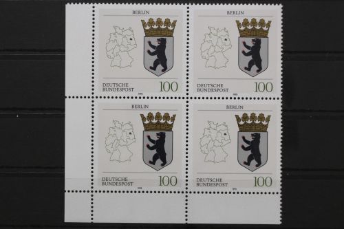 Deutschland, MiNr. 1588, 4er Block, Ecke links unten, postfrisch