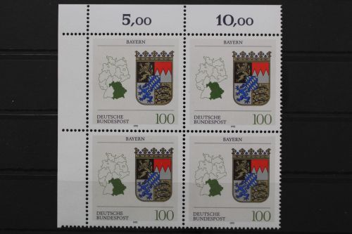 Deutschland, MiNr. 1587, 4er Block, Ecke links oben, postfrisch