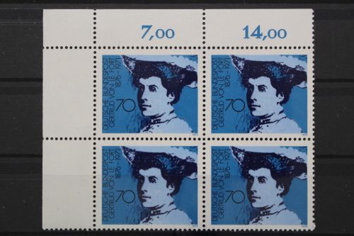 Deutschland, MiNr. 829, 4er Block, Ecke links oben, postfrisch