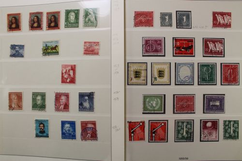 Deutschland (BRD) 1952-1968, gestempelte Sammlung