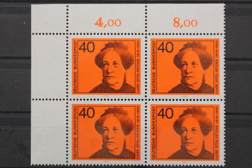 Deutschland, MiNr. 791, 4er Block, Ecke links oben, postfrisch
