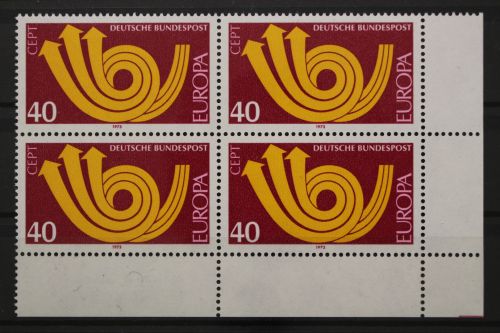 Deutschland, MiNr. 769, 4er Block, Ecke rechts unten, postfrisch