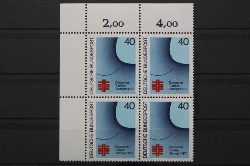Deutschland, MiNr. 763, 4er Block, Ecke links oben, postfrisch