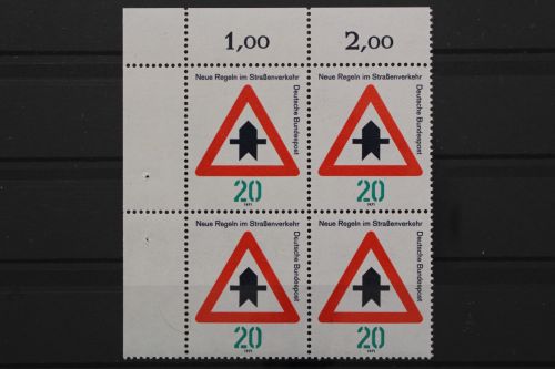 Deutschland, MiNr. 666, 4er Block, Ecke links oben, postfrisch