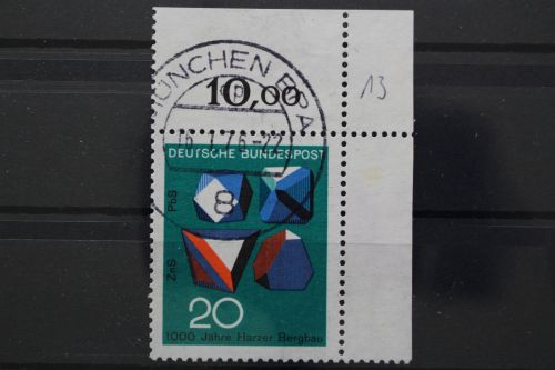 Deutschland (BRD), MiNr. 547, Ecke rechts oben, gestempelt