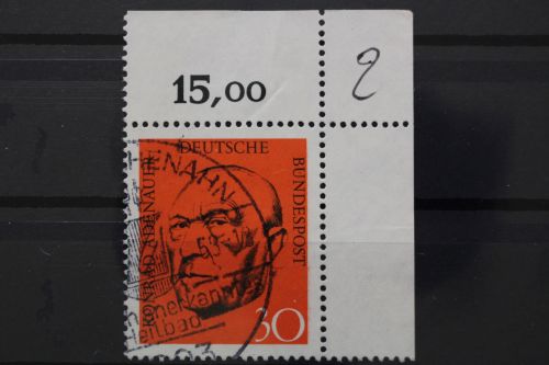 Deutschland (BRD), MiNr. 567, Ecke rechts oben, gestempelt